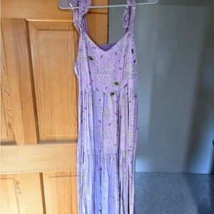 Floral Purple Maxi Dress